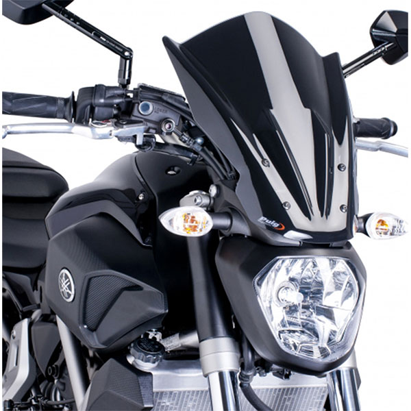 Cupolini Puig Cupolino Naked New Generation Touring Yamaha Mt-07 14-16 Nero