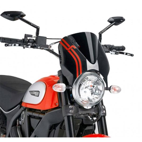 Cupolini Puig Cupolino Naked Ducati Scrambler 15 Nero / Nero