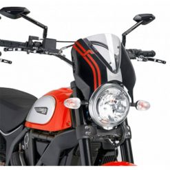 Cupolini Puig Cupolino Naked Ducati Scrambler 15 Trasparente / Nero