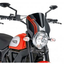 Cupolini Puig Cupolino Naked Ducati Scrambler 15 Nero / Carbonio