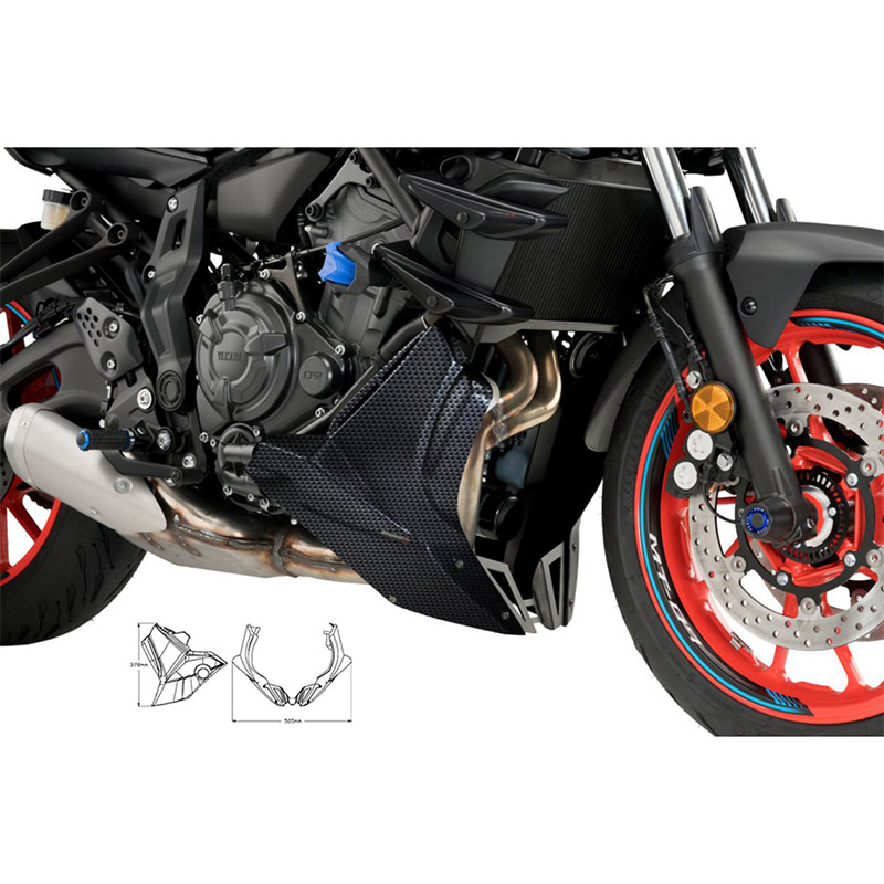 Accessori Vari Puntale Puig 20624 Mt-07 2021 Carbon Look